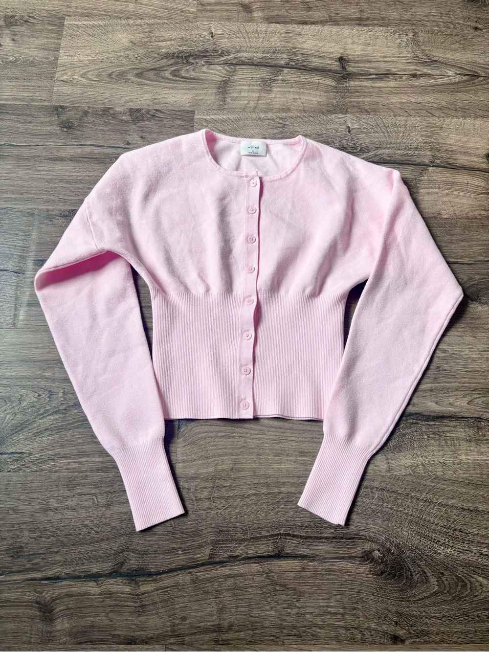 Aritzia Wilfred Golightly Cardigan in Villa Pink